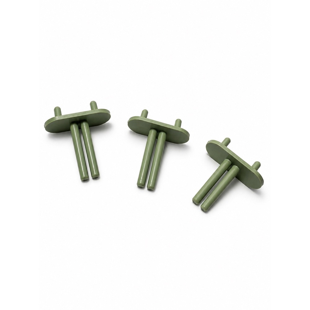 Feudal 3M Bookshelf Game Screen Holder Replacement Pieces Green Set of 3